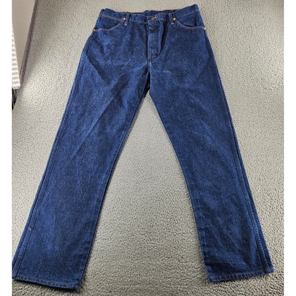 Vintage Wrangler Jeans Men 38x32 Blue 13MWZ Cowboy Cut Regular Straight‎ Western